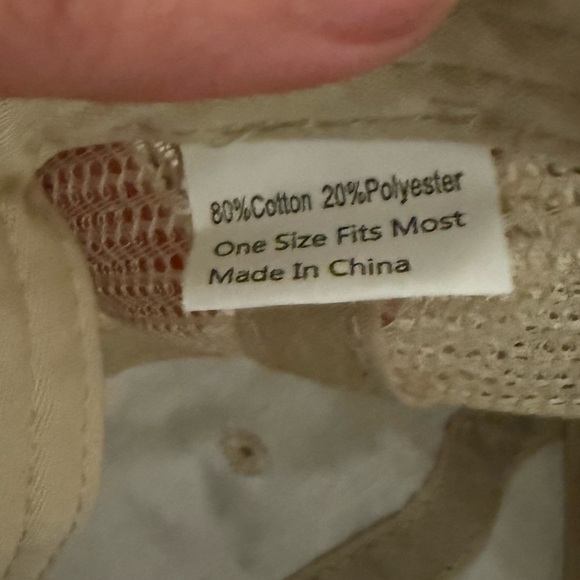 Source Unknown Charcoal and Beige Game Day Cap - Picture 3 of 3